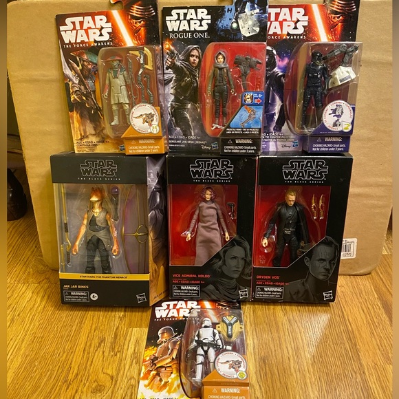 New Star Wars Bundle Pack Action Figure Toy Lot Including Black Series. - Picture 1 of 6